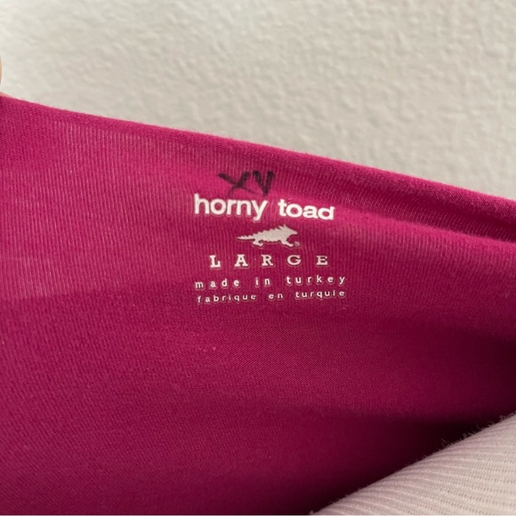 Horny Toad Purple 2-Layer Stretch Jersey Knit Tencell/Organic Cotton Dress Large - Picture 4 of 6